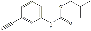 2-methylpropyl N-(3-cyanophenyl)carbamate Structure