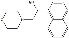 2-morpholin-4-yl-1-(1-naphthyl)ethanamine Structure