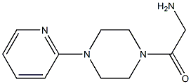 2-oxo-2-(4-pyridin-2-ylpiperazin-1-yl)ethanamine Struktur