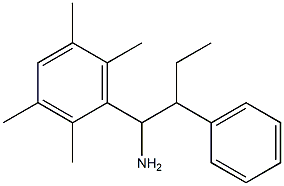 2-phenyl-1-(2,3,5,6-tetramethylphenyl)butan-1-amine 结构式