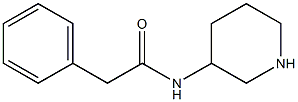 2-phenyl-N-(piperidin-3-yl)acetamide Struktur