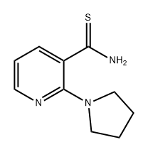 2-pyrrolidin-1-ylpyridine-3-carbothioamide Structure