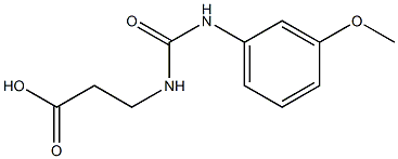 3-({[(3-methoxyphenyl)amino]carbonyl}amino)propanoic acid