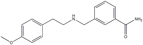  3-({[2-(4-methoxyphenyl)ethyl]amino}methyl)benzamide