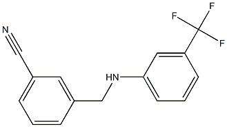 3-({[3-(trifluoromethyl)phenyl]amino}methyl)benzonitrile