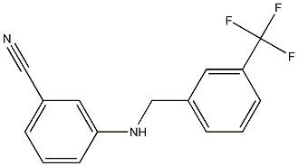 3-({[3-(trifluoromethyl)phenyl]methyl}amino)benzonitrile