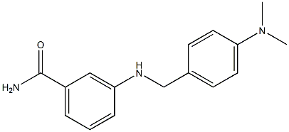3-({[4-(dimethylamino)phenyl]methyl}amino)benzamide Structure