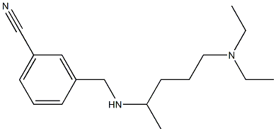 3-({[5-(diethylamino)pentan-2-yl]amino}methyl)benzonitrile