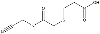 3-({2-[(cyanomethyl)amino]-2-oxoethyl}thio)propanoic acid