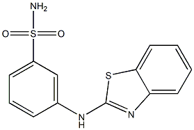 3-(1,3-benzothiazol-2-ylamino)benzene-1-sulfonamide