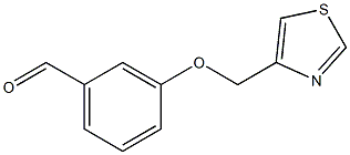 3-(1,3-thiazol-4-ylmethoxy)benzaldehyde Structure