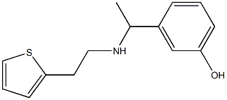 3-(1-{[2-(thiophen-2-yl)ethyl]amino}ethyl)phenol