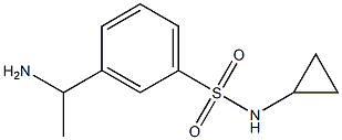 3-(1-aminoethyl)-N-cyclopropylbenzene-1-sulfonamide