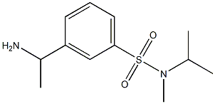 3-(1-aminoethyl)-N-methyl-N-(propan-2-yl)benzene-1-sulfonamide