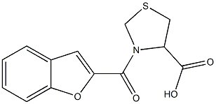  3-(1-benzofuran-2-ylcarbonyl)-1,3-thiazolidine-4-carboxylic acid