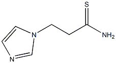 3-(1H-imidazol-1-yl)propanethioamide Struktur
