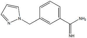 3-(1H-pyrazol-1-ylmethyl)benzenecarboximidamide Structure