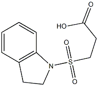 3-(2,3-dihydro-1H-indole-1-sulfonyl)propanoic acid