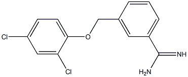 3-(2,4-dichlorophenoxymethyl)benzene-1-carboximidamide