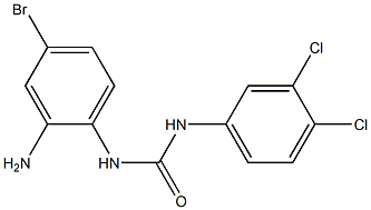 3-(2-amino-4-bromophenyl)-1-(3,4-dichlorophenyl)urea Structure