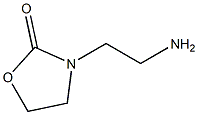 3-(2-aminoethyl)-1,3-oxazolidin-2-one 化学構造式