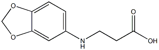 3-(2H-1,3-benzodioxol-5-ylamino)propanoic acid Structure