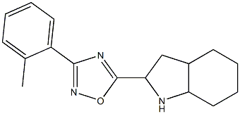 3-(2-methylphenyl)-5-(octahydro-1H-indol-2-yl)-1,2,4-oxadiazole