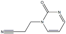3-(2-oxopyrimidin-1(2H)-yl)propanenitrile 结构式