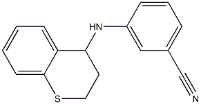 3-(3,4-dihydro-2H-1-benzothiopyran-4-ylamino)benzonitrile