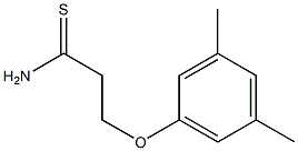 3-(3,5-dimethylphenoxy)propanethioamide Struktur