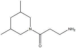 3-(3,5-dimethylpiperidin-1-yl)-3-oxopropan-1-amine