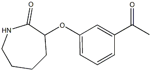  3-(3-acetylphenoxy)azepan-2-one