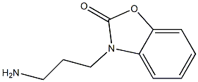 3-(3-aminopropyl)-2,3-dihydro-1,3-benzoxazol-2-one Structure