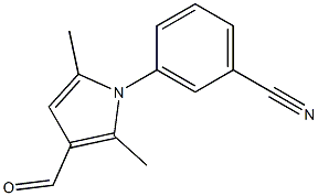 3-(3-formyl-2,5-dimethyl-1H-pyrrol-1-yl)benzonitrile