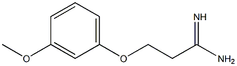 3-(3-methoxyphenoxy)propanimidamide|