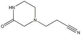 3-(3-oxopiperazin-1-yl)propanenitrile,,结构式