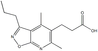 3-(4,6-dimethyl-3-propylisoxazolo[5,4-b]pyridin-5-yl)propanoic acid|