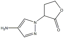 3-(4-amino-1H-pyrazol-1-yl)oxolan-2-one Structure