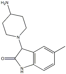  3-(4-aminopiperidin-1-yl)-5-methyl-2,3-dihydro-1H-indol-2-one