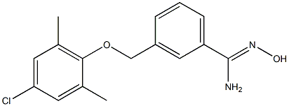 3-(4-chloro-2,6-dimethylphenoxymethyl)-N'-hydroxybenzene-1-carboximidamide