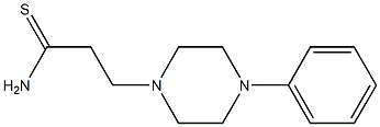 3-(4-phenylpiperazin-1-yl)propanethioamide Structure