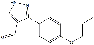 3-(4-propoxyphenyl)-1H-pyrazole-4-carbaldehyde