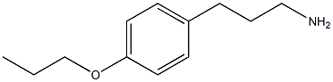 3-(4-propoxyphenyl)propan-1-amine 结构式