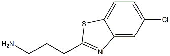  3-(5-chloro-1,3-benzothiazol-2-yl)propan-1-amine