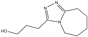 3-(6,7,8,9-tetrahydro-5H-[1,2,4]triazolo[4,3-a]azepin-3-yl)propan-1-ol,,结构式