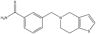 3-(6,7-dihydrothieno[3,2-c]pyridin-5(4H)-ylmethyl)benzenecarbothioamide|
