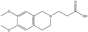 3-(6,7-dimethoxy-1,2,3,4-tetrahydroisoquinolin-2-yl)propanoic acid