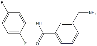 3-(aminomethyl)-N-(2,5-difluorophenyl)benzamide Struktur