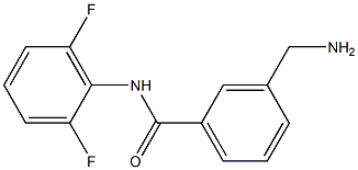 3-(aminomethyl)-N-(2,6-difluorophenyl)benzamide Structure