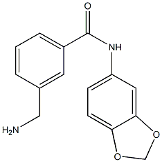 3-(aminomethyl)-N-(2H-1,3-benzodioxol-5-yl)benzamide